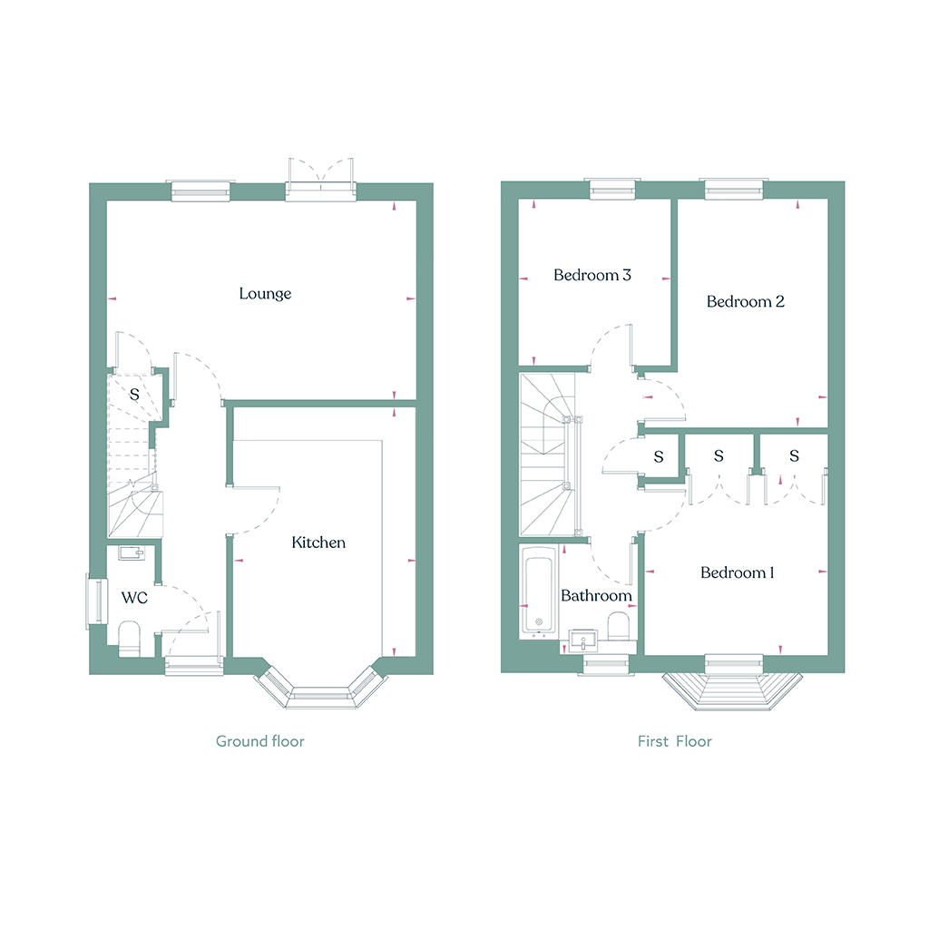 Unicorn Quarter Floor Plan [1024Px] Plots 8, 9